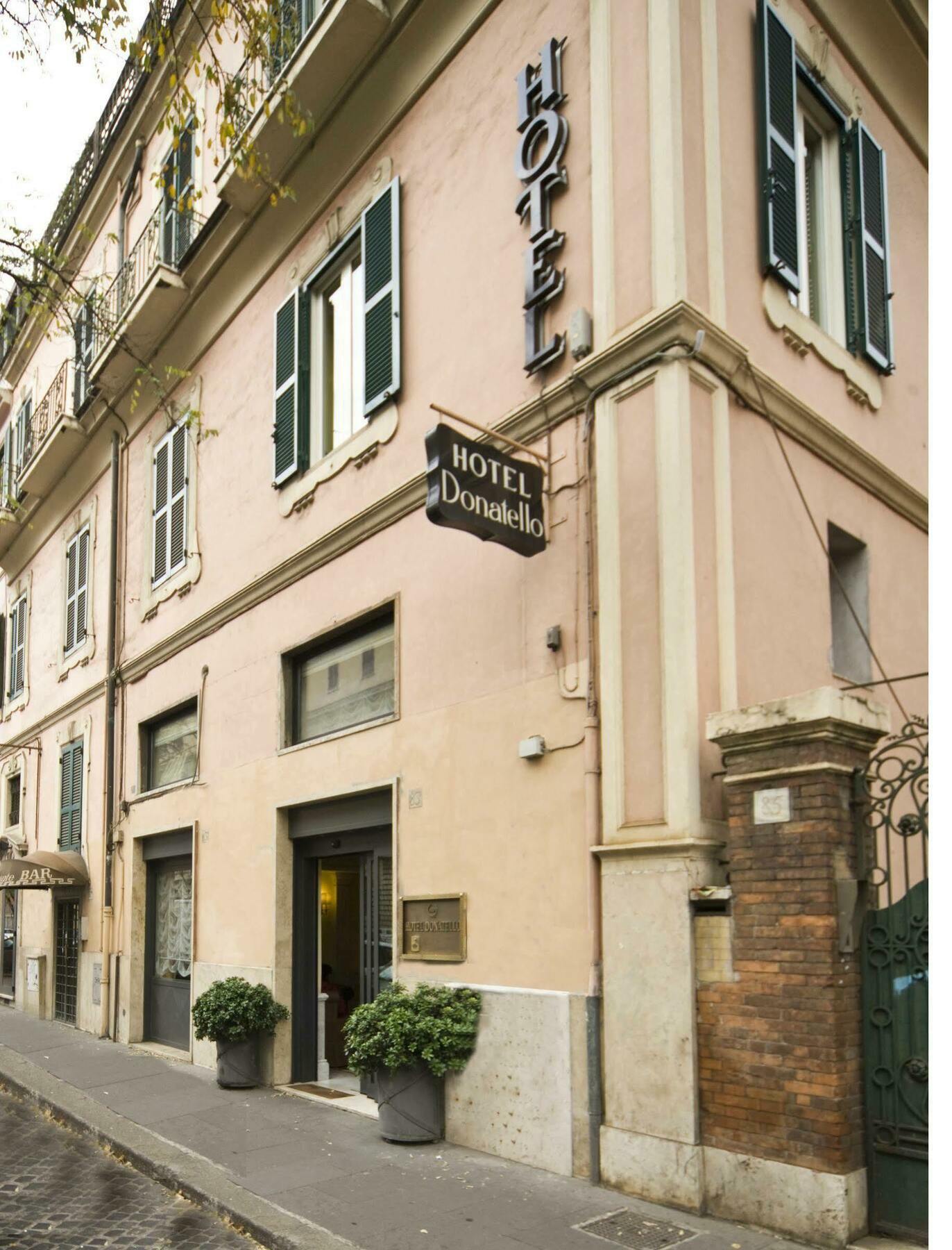 רומא Hotel Donatello מראה חיצוני תמונה